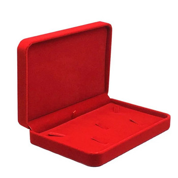 Μεγάλο βελούδινο κουτί σετ κοσμημάτων Μεγάλο κολιέ δαχτυλίδι σκουλαρίκι μενταγιόν Δώρο αποθήκευσης Organizer Θήκη για βιτρίνα γάμου 2022 Πρωτοχρονιά