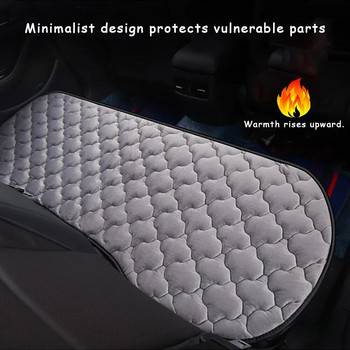 Universal Αντιολισθητικό Ζεστό χειμωνιάτικο κάλυμμα καθίσματος αυτοκινήτου SUV Μαξιλάρι Μπροστινό πίσω μαξιλάρι από λινάρι Αναπνεύσιμο προστατευτικό μαξιλάρι αυτοκινήτου Αξεσουάρ αυτοκινήτου