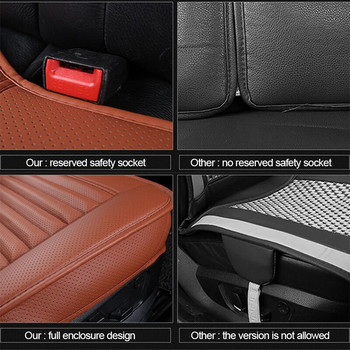 Универсални кожени калъфи за автомобилни седалки Интериор Автомобили Покривала за седалки Подложки Автоматични калъфи за седалки Протектор за възглавници Подложки за столове Аксесоари