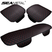 Nahast autoistmekatete komplekt Universaalsed autod istmekatted padi Four Seasons autoistmekaitse salong Autotarvikud