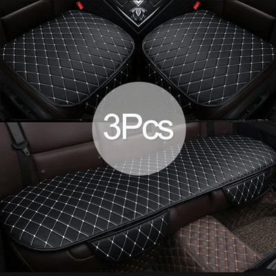 Nahast autoistmekatete komplekt Universaalsed autod istmekatted padi Four Seasons autoistmekaitse salong Autotarvikud