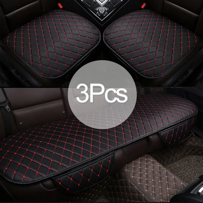 Nahast autoistmekatete komplekt Universaalsed autod istmekatted padi Four Seasons autoistmekaitse salong Autotarvikud