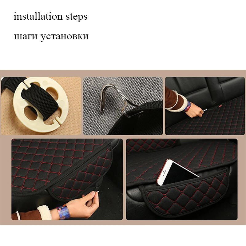 Universaalne autoistme katte kaitse linane eesmine tagaosa linane suvine polsterdusmatt Sedaan maasturi pikap auto interjööri tarvikud