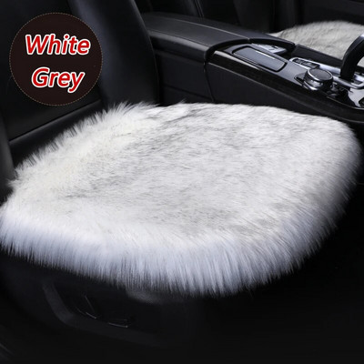 Talvised soojad autoistmekatted kunstlikud pehmed autod, pehmed sünteetilised villased istmed, sobivad veoautodele, maasturitele, kaubikutele kuuma roosa