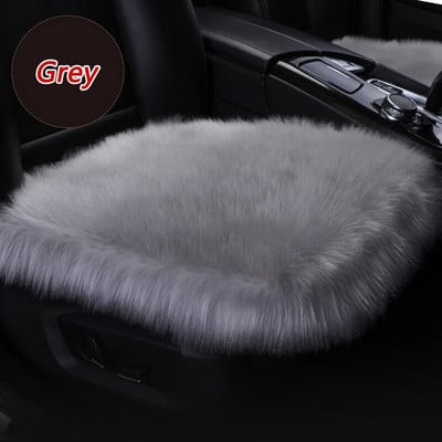 Talvised soojad autoistmekatted kunstlikud pehmed autod, pehmed sünteetilised villased istmed, sobivad veoautodele, maasturitele, kaubikutele kuuma roosa