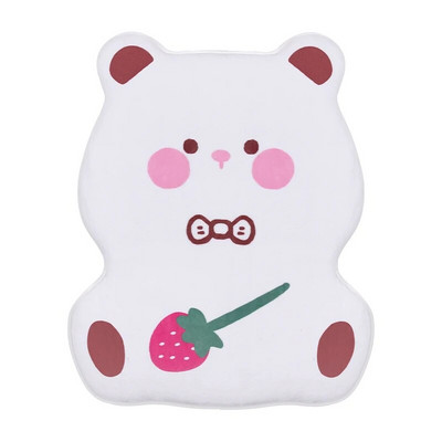 2023 uus maasikakaru pika jänesekarva talvine turvahäll soe ja kohev armas multikas paksendatud ühe auto istme padi