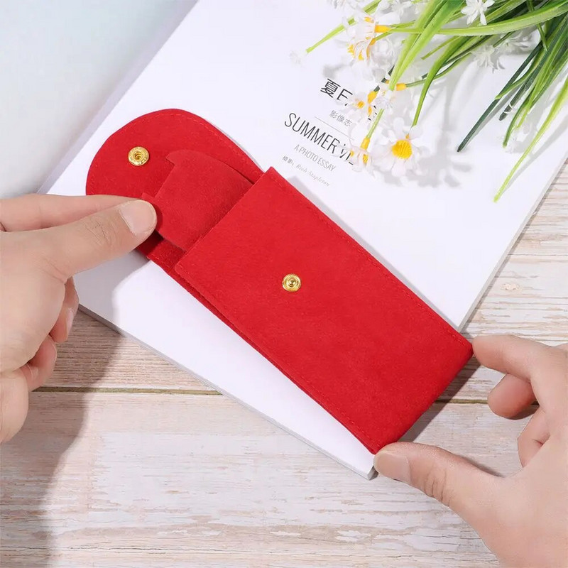 Τσάντα αποθήκευσης ρολογιών Flannelette Κουτιά προστασίας ρολογιών κατά της σκόνης Velvet Snap Συσκευασία Τσάντα Τσέπες Αξεσουάρ συλλογής ρολογιών