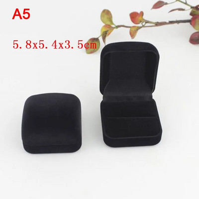 1 tk musta sametist pulmaehte kaelakee ripatskarbi kinkekõrvarõngaste hulgimüük, nipsasjake vitriinümbrise hoidja