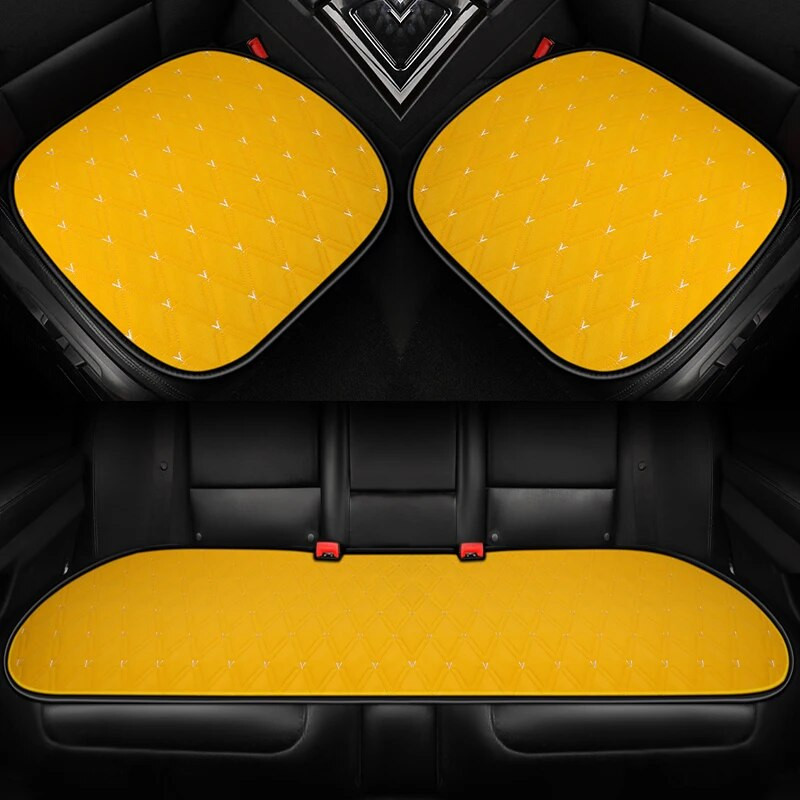 2023 Uus V plush talvine ühes tükis turvahäll, paksendatud libisemisvastane soe turvaiste ühes tükis padi üheosaline iste kolm istet