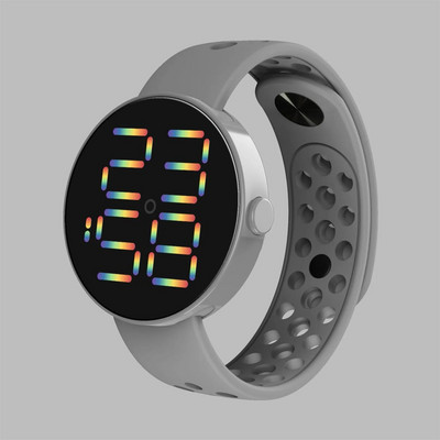 Új divatos LED-es digitális karóra női sportoláshoz elektronikus karóra női karóra, légáteresztő szilikon óra Montre Femme