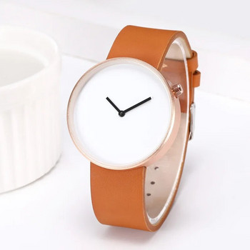 Ανδρικό και γυναικείο ρολόι χαλαζία μόδας UTHAI BK101 Λιθόστρωτο απλό στρογγυλό ρολόι