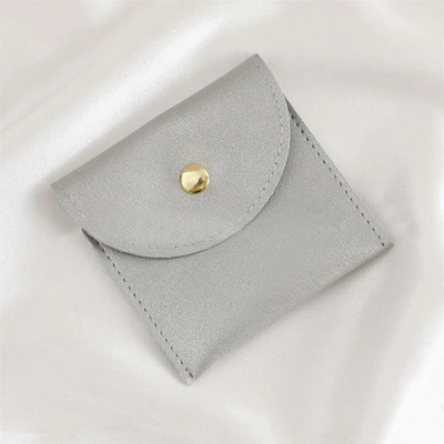 1 vnt PU odinių papuošalų pakavimo maišeliai karoliai žiedas apyrankės auskarai, laikymo laikiklis aukščiausios klasės mini dovanų papuošalų maišelis