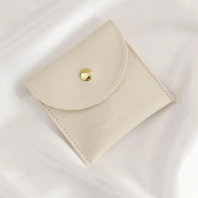 1 vnt PU odinių papuošalų pakavimo maišeliai karoliai žiedas apyrankės auskarai, laikymo laikiklis aukščiausios klasės mini dovanų papuošalų maišelis