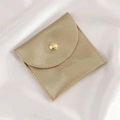 1 vnt PU odinių papuošalų pakavimo maišeliai karoliai žiedas apyrankės auskarai, laikymo laikiklis aukščiausios klasės mini dovanų papuošalų maišelis