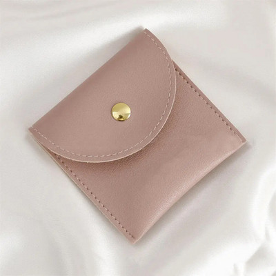 1 vnt PU odinių papuošalų pakavimo maišeliai karoliai žiedas apyrankės auskarai, laikymo laikiklis aukščiausios klasės mini dovanų papuošalų maišelis