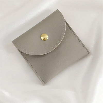 1 vnt PU odinių papuošalų pakavimo maišeliai karoliai žiedas apyrankės auskarai, laikymo laikiklis aukščiausios klasės mini dovanų papuošalų maišelis