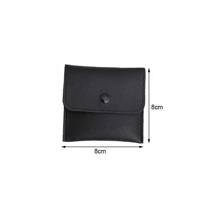 1 vnt PU odinių papuošalų pakavimo maišeliai karoliai žiedas apyrankės auskarai, laikymo laikiklis aukščiausios klasės mini dovanų papuošalų maišelis