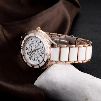 Γυναικεία ρολόγια Relogio Feminino Brand Rosra Rose Gold Ρολόι Casual Steel Γυναικείο ρολόι χειρός Νέο σχέδιο Ρολόι Bayan Kol Saati