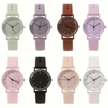 Ροζ ψηφιακά απλά γυναικεία φορέματα Επώνυμα ρολόγια μόδας 2023 Νέο casual λουράκι σιλικόνης γυναικείο ρολόι Quartz δώρο