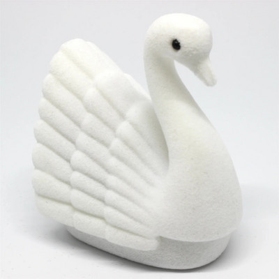 Loominguline luige sõrmusekarp naiste kihlasõrmuste kõrvarõngad kingituste korraldaja Mini sametest ehete hoiustamisvitriin pakendikarp