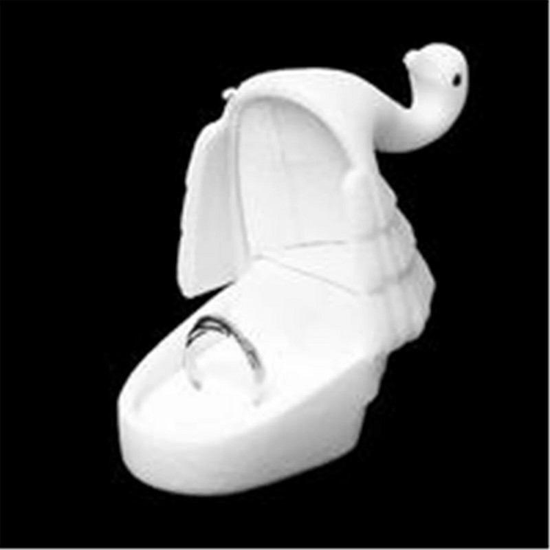 Loominguline luige sõrmusekarp naiste kihlasõrmuste kõrvarõngad kingituste korraldaja Mini sametest ehete hoiustamisvitriin pakendikarp