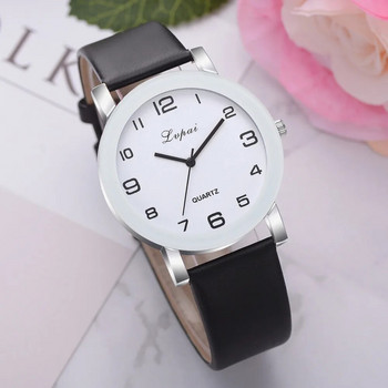 Γυναικείο ρολόι μόδας Απλά ρολόγια χειρός από λευκό χαλαζία Sport δερμάτινο λουράκι Casual γυναικεία ρολόγια Γυναικεία ρολόγια χειρός Reloj Mujer
