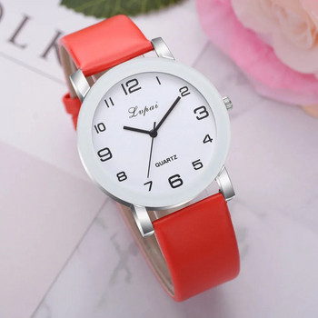 Γυναικείο ρολόι μόδας Απλά ρολόγια χειρός από λευκό χαλαζία Sport δερμάτινο λουράκι Casual γυναικεία ρολόγια Γυναικεία ρολόγια χειρός Reloj Mujer