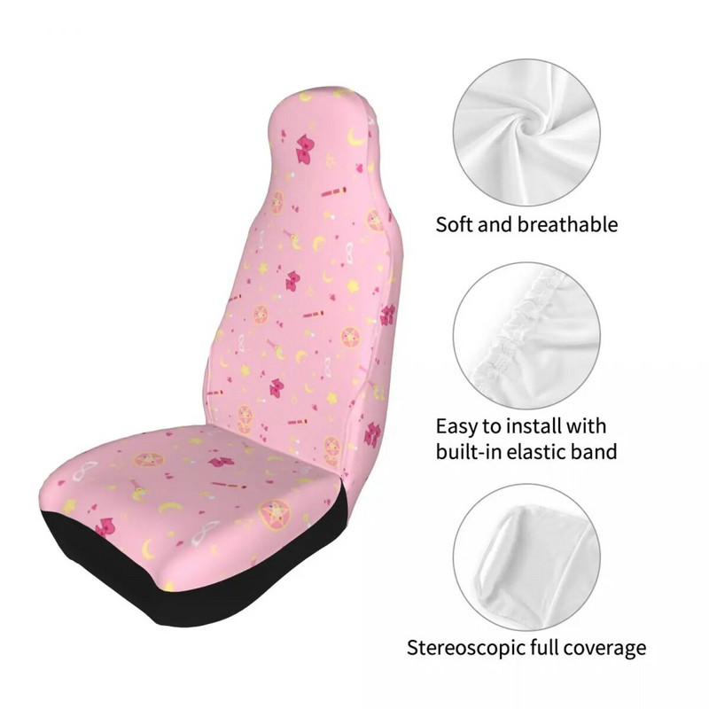 Moon universalus automobilio sėdynės užvalkalo apsauginis salono priedai visureigiui Tsukino Manga Luna automobilių sėdynių užvalkalai poliesterio žvejyba