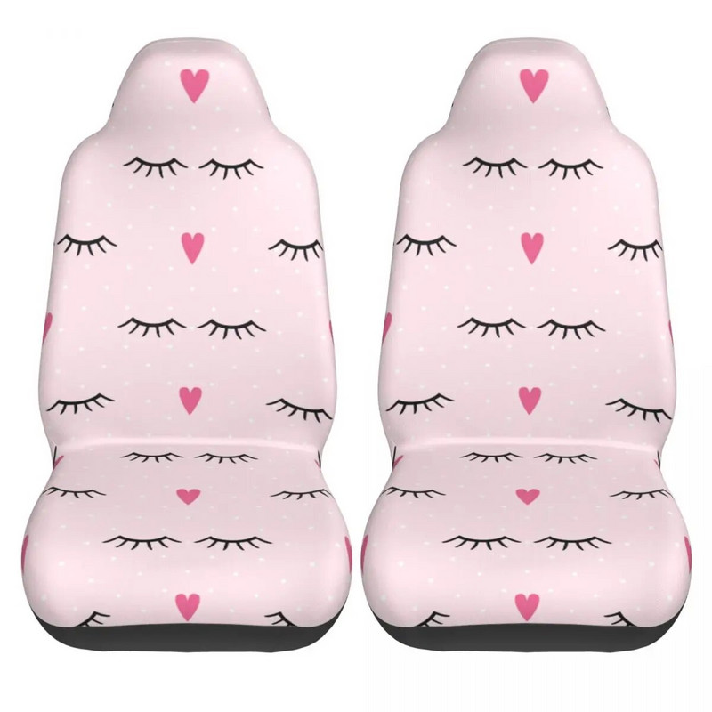 Armsad suletud silmad Palus universaalne autoistme kate Four Seasons AUTOYOUTH Cartoon Beauty ripsmete istmekatted Fiber Fishing