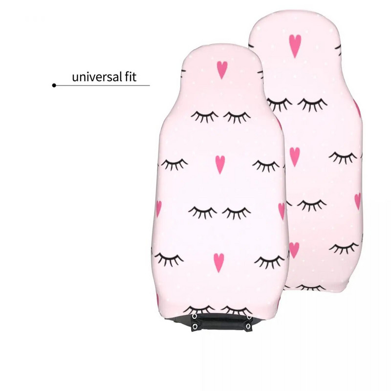 Armsad suletud silmad Palus universaalne autoistme kate Four Seasons AUTOYOUTH Cartoon Beauty ripsmete istmekatted Fiber Fishing