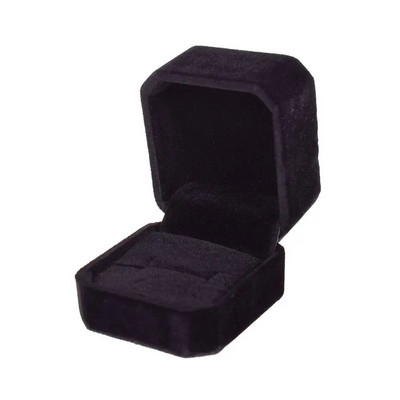 Nauja aksominė poros dvigubo žiedo dėžutė pasiūlymui Vestuvių sužadėtuvių papuošalų laikymo mada, nešiojama dovanų pakavimo vitrina