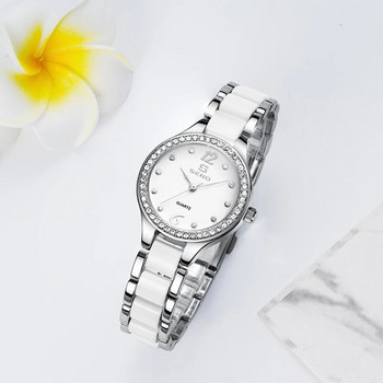 Кварцови часовници SENO за момичета Нови модни дамски часовници за жени Модни бижута Коледни орнаменти