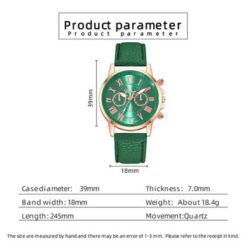 Reloj Mujer 2023 Модни дамски часовници Зелен кожен кварцов ръчен часовник за жени Бизнес Ежедневен часовник Relogio Feminino