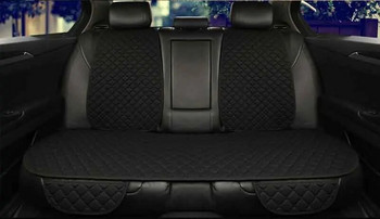Μεγάλο λινάρι κάλυμμα καθίσματος αυτοκινήτου Προστατευτικό λινό μπροστινό πίσω πίσω μαξιλάρι προστατευτικό μαξιλαράκι πλάτης για SUV φορτηγού αυτοκινήτου εσωτερικού χώρου