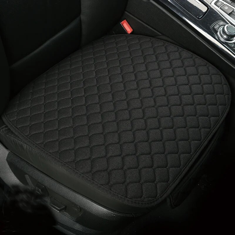 Suur linasest autoistme katte kaitse linane eesmine tagumine padi kaitse padjamatt seljatugi auto sisemuse veoauto maasturi kaubiku jaoks