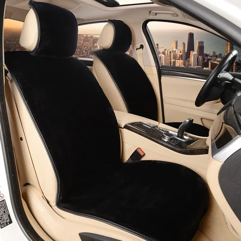 142 X 56cm Kunstkarusnahast Autoistmekatted Talvised Universaalsed Autoistmepadi Autoistmekatted Autoistmekate Autoistmepadja istmekate