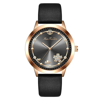 Изчистен стил Цветен дизайн Дамски часовници Луксозен моден ръчен часовник за жени Елегантен дамски кварцов кожен часовник 2022 г. Горещ