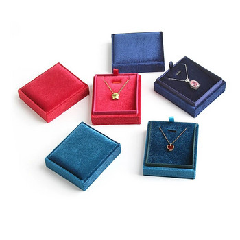 Νέο υψηλής ποιότητας Velvet Jewelry Box Δαχτυλίδι κολιέ σκουλαρίκια Κρεμαστό Αποθήκευση Fashion Jewelry Organizer Κουτί συσκευασίας δώρου Joyero