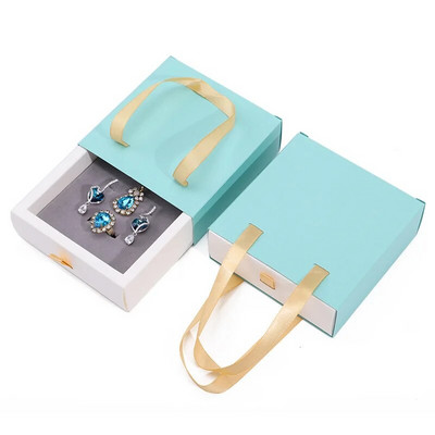 Sahtel Ehtekott Sõrmus Kaelakee Kõrvarõngad Käevõru Kingi Pakendikarp Paks Paber Kaasaskantav Käekott Ehete Korraldaja Karp Joyero