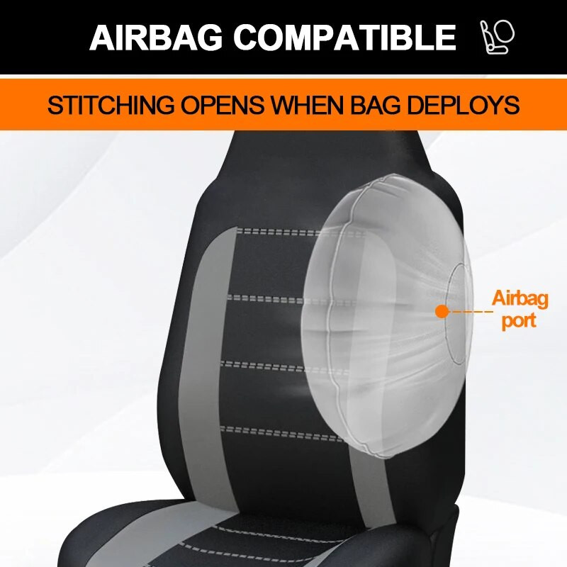 AUTOYOUTH 2 + 1 automobilio sėdynės užvalkalas, pilkas, skirtas Citroen Jump 2006 Sprinteriui Mercedes 1995 T4 Citroen Jumpy de 2016