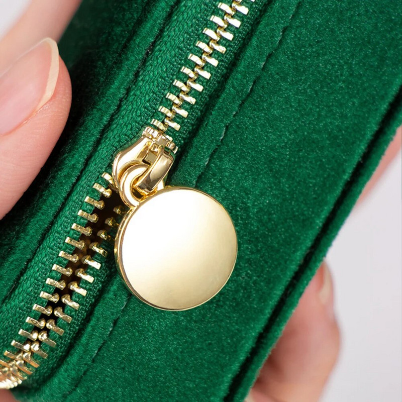 Mini Plush Velvet reisiehete organiseerimiskarp naistele kaasaskantavad kõrvarõngad sõrmus kaelakee pulmaehete hoiukarp Joyero