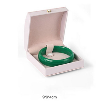 Νέο τοξωτό κοσμηματοπωλείο με μαργαριταρένιο κούμπωμα για πρόταση γάμου Δαχτυλίδι κολιέ Σκουλαρίκια Κρεμαστά Organizer PU Δερμάτινη θήκη βιτρίνας