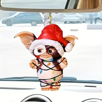 1 τμχ Light Strip Elf 2D ακρυλικό διακοσμητικό μενταγιόν Αξεσουάρ αυτοκινήτου Εσωτερικός καθρέφτης οπισθοπορείας Διακοσμητικό κρεμαστό τσάντα και μπρελόκ