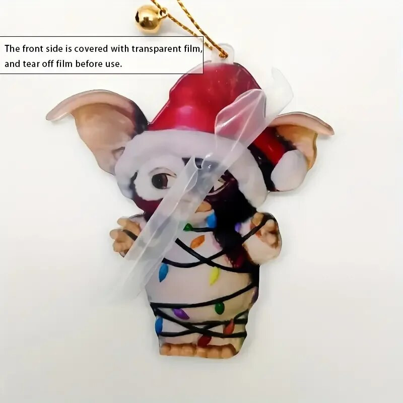 1tk Light Strip Elf 2D akrüülist dekoratiivne ripats autotarvikud Sisemine tahavaatepeegel Dekoratiivne ripats ja võtmehoidja