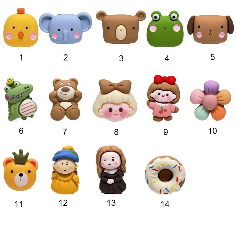 Kawaii auto õhutusklamber Auto sisekujundus Loomade konditsioneer Armas võluv koomiksikujundus tüdrukutele, naistele, autotarvikud