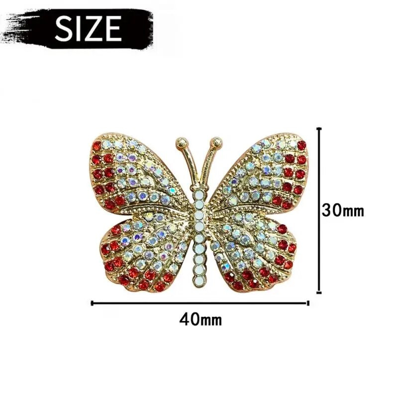 Išskirtinis „Butterfly Diamond“ oro kondicionavimo automobilio aromaterapinis segtukas „Fashion“ automobilio oro išleidimo anga Universalus, patvarus. Automobilio stilius