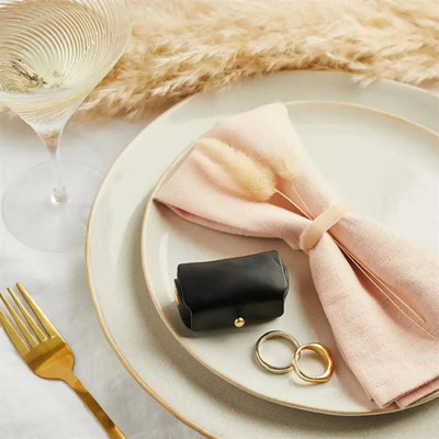 Augstākās klases PU ādas rotaslietu iepakojuma somas Mode sievietēm ceļojumu piedāvājums kāzu gredzenu kastīte rotaslietas organizators dāvanas Joyero