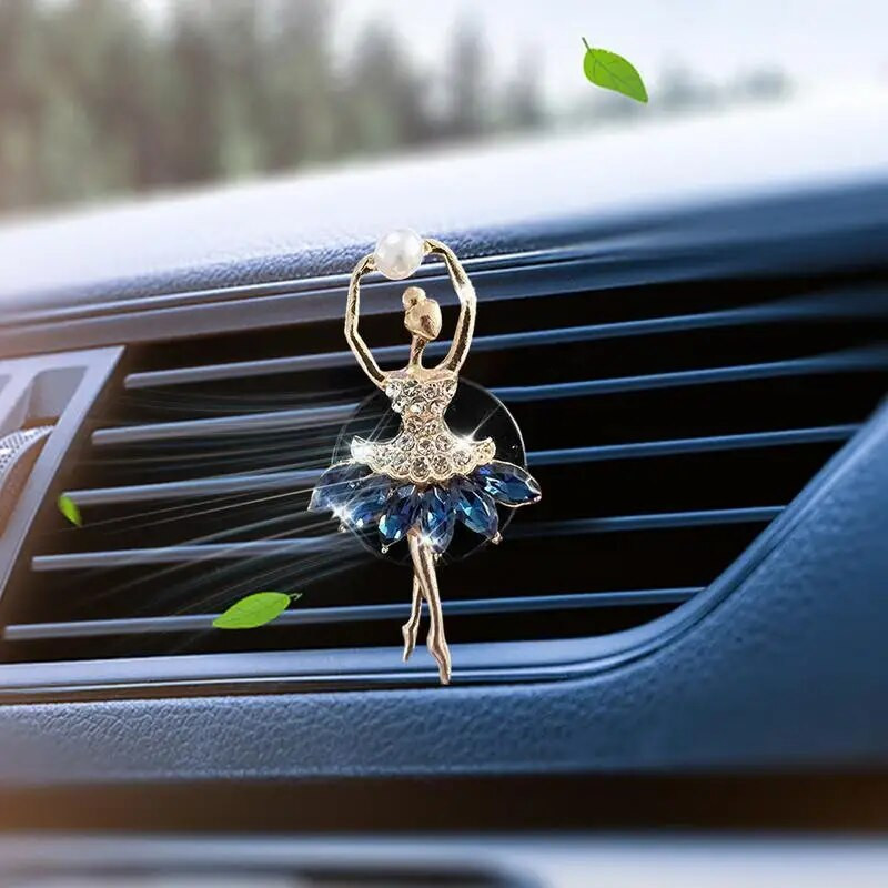 Tüdrukute auto konditsioneer Vent parfüümi klamber Auto õhuvärskendaja konditsioneer Aroomiteraapia autode sisekujunduse tarvik