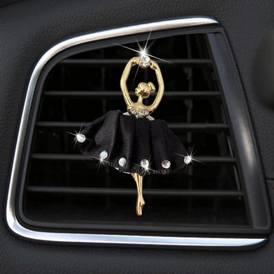 Baleto mergaičių automobilių kvepalų segtukas Oro kondicionierius Outlet kvepalų segtukas Balerina mergaičių gaiviklis Kvepalų segtukas Automobilių dekoro priedai