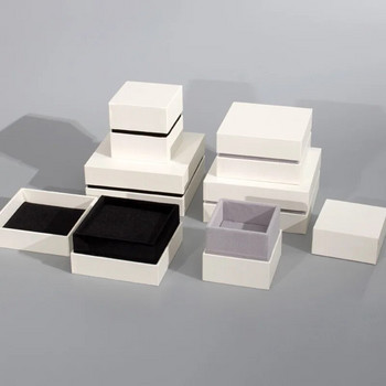 Висококачествена хартиена кутия за бижута за пръстен, обеци, колие, органайзер за съхранение, витрина, кутия за опаковане на бижута, търговия на едро с Joyero